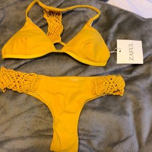 ZAFUL BLACK BIKINI BOTTOMS ONLY